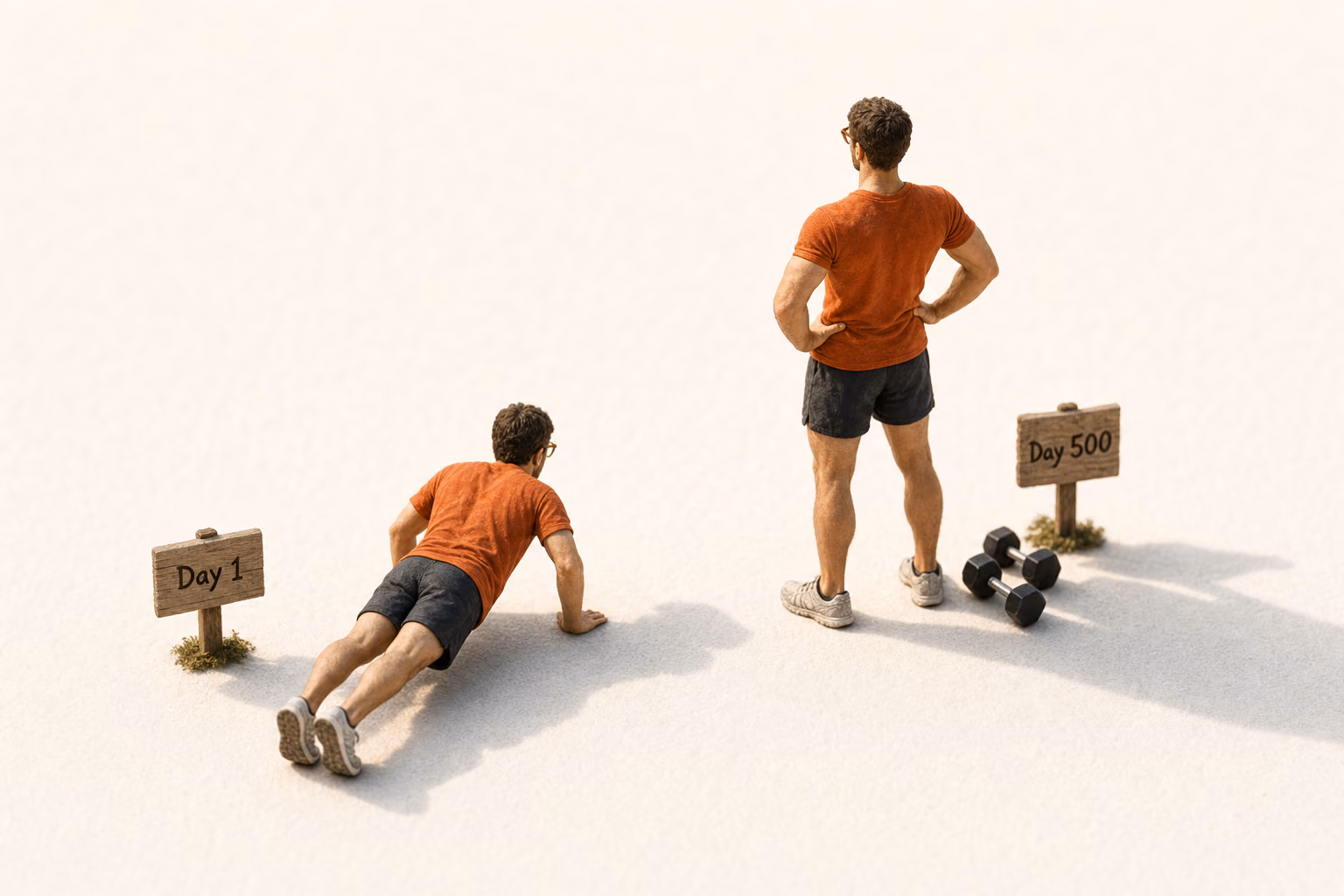 Day 1 vs day 500: Stop comparing yourself to others