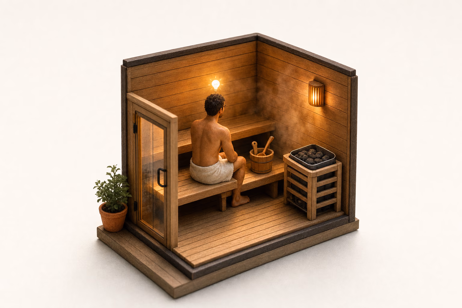 Stuck on a problem? Go to the sauna