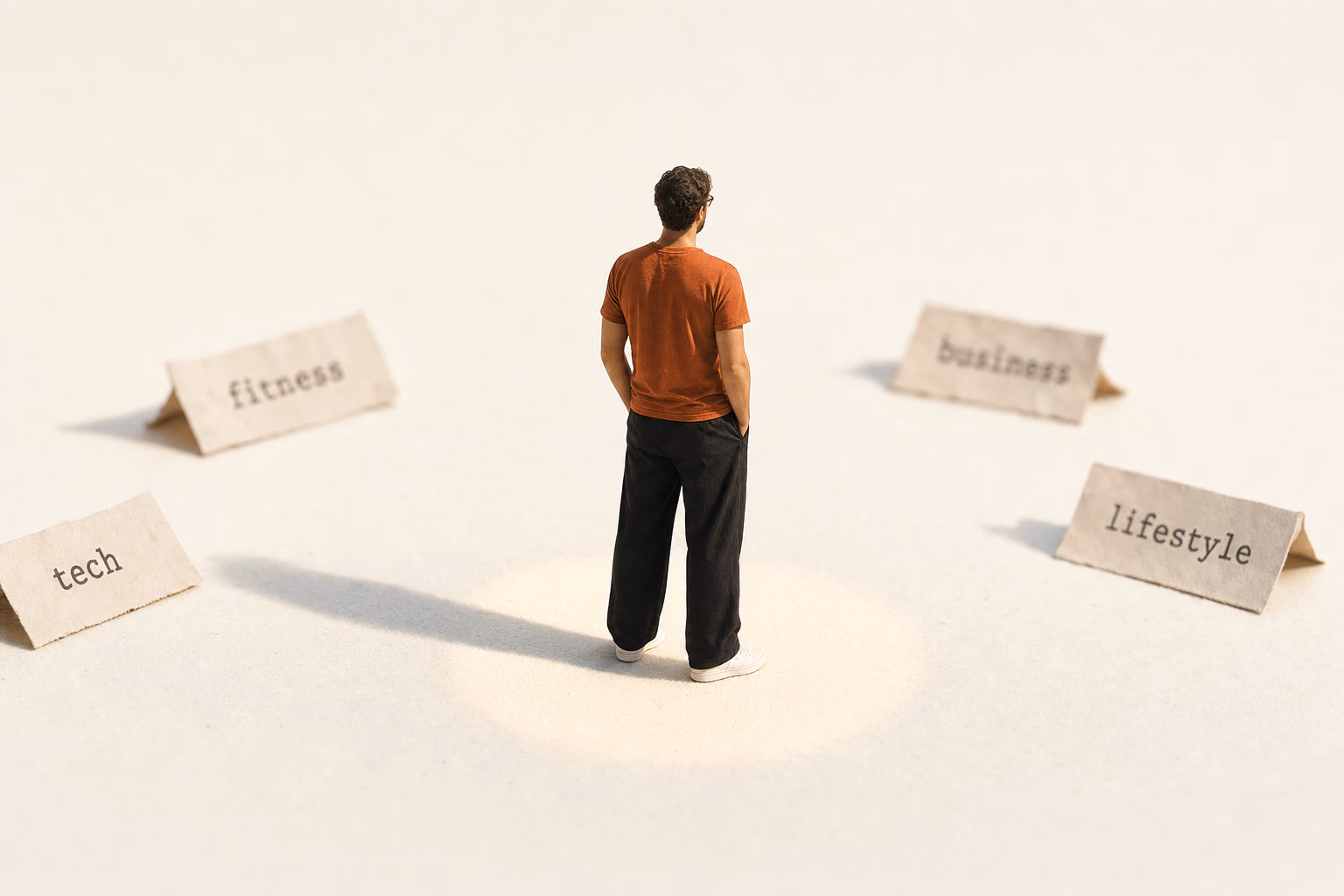 You are the niche, not your topics