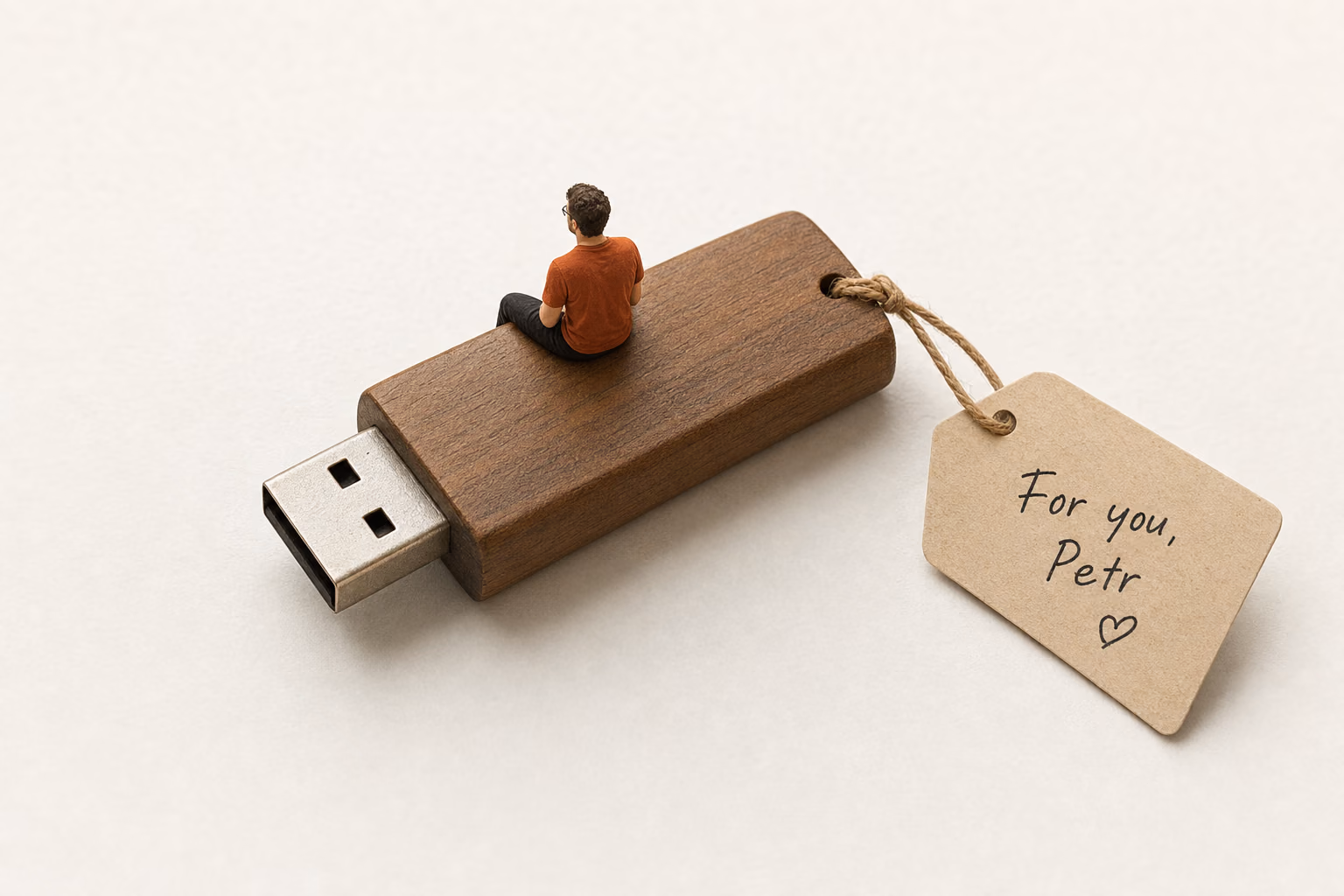 A flash drive for my son's twentieth birthday